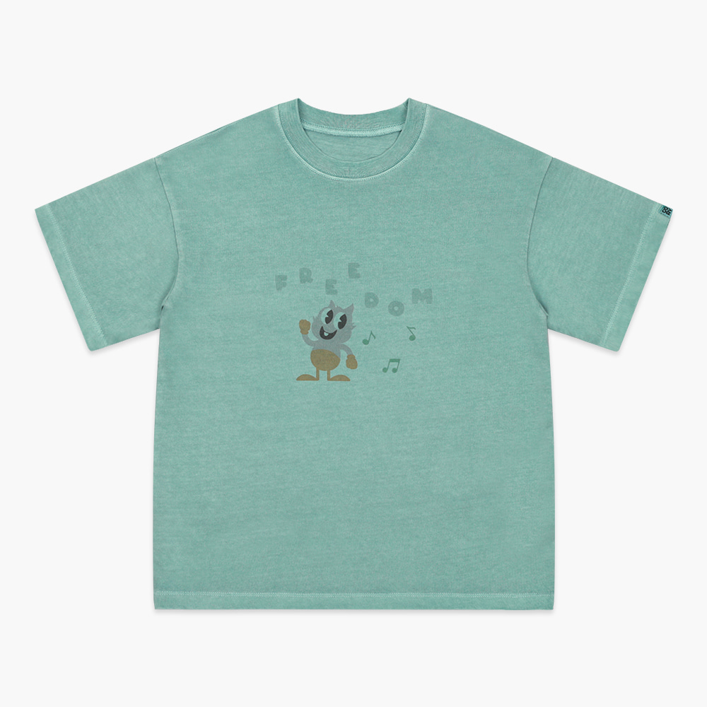 23 S/S OORY Pigment short sleeve t-shirt - green ( 2차 입고, 당일 발송 )