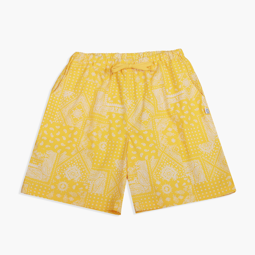 22 S/S OORY Paisley shorts - yellow ( 신상할인가 5월 31일까지, 당일 발송 )