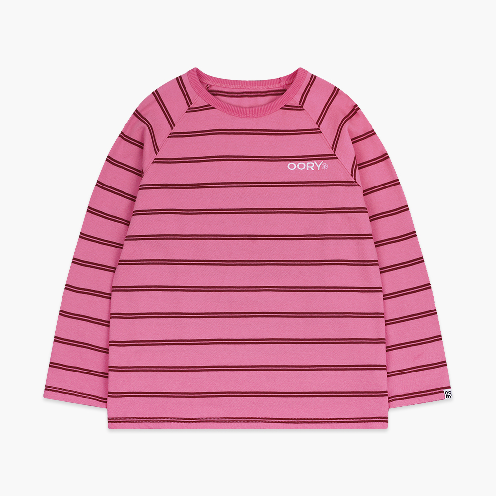 22 F/W OORY Stripe t-shirt - pink ( 3차 입고, 당일 발송 )