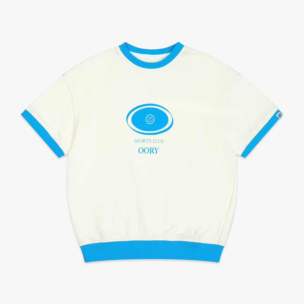 23 S/S OORY Sports club short sleeve t-shirt - blue ( 신상할인가 4월 4일까지, 당일 발송 )