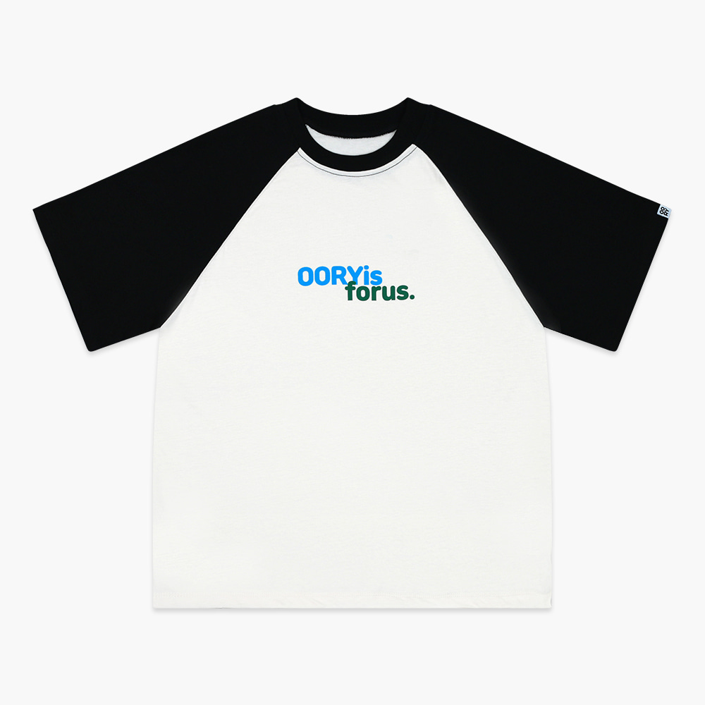 23 S/S OORY for us t-shirt - ivory ( 프리오더 )